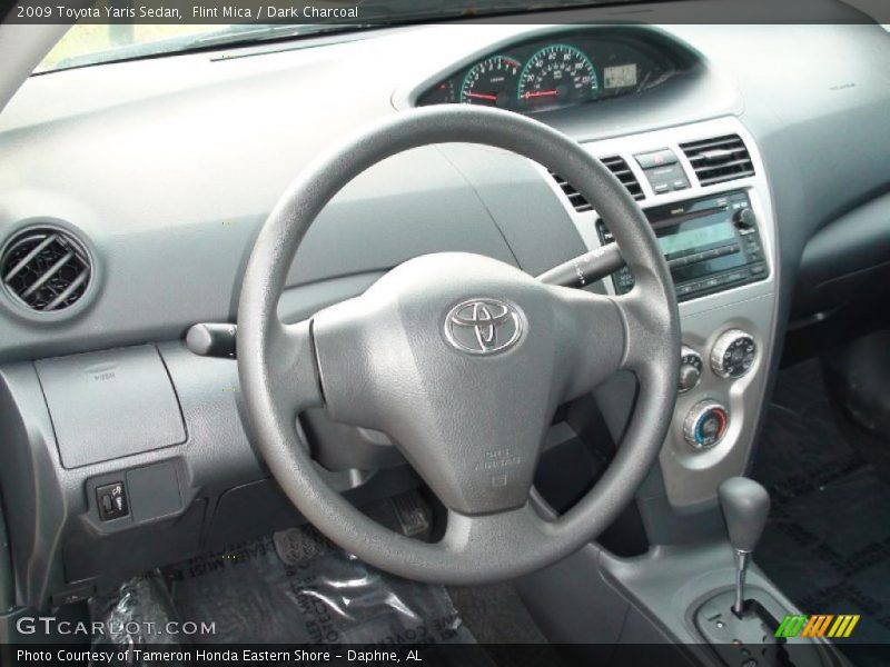 Flint Mica / Dark Charcoal 2009 Toyota Yaris Sedan