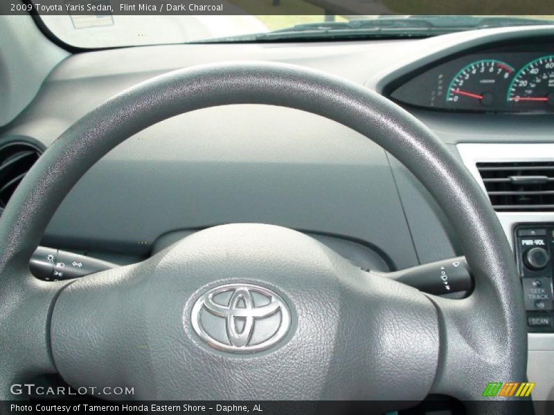 Flint Mica / Dark Charcoal 2009 Toyota Yaris Sedan