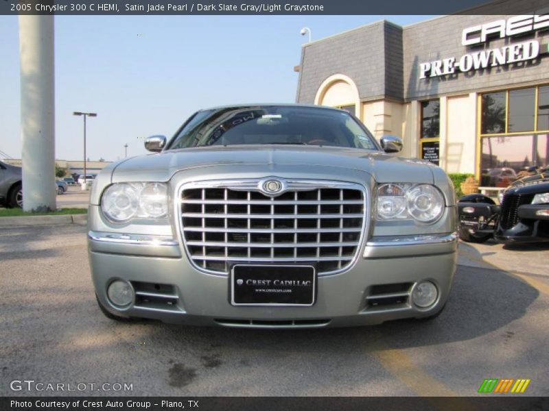 Satin Jade Pearl / Dark Slate Gray/Light Graystone 2005 Chrysler 300 C HEMI