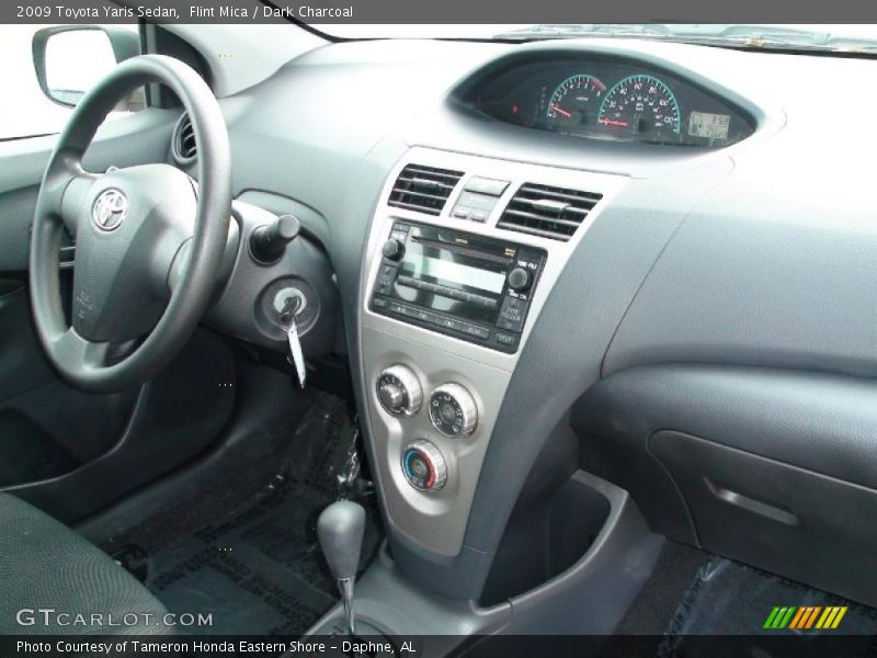 Flint Mica / Dark Charcoal 2009 Toyota Yaris Sedan