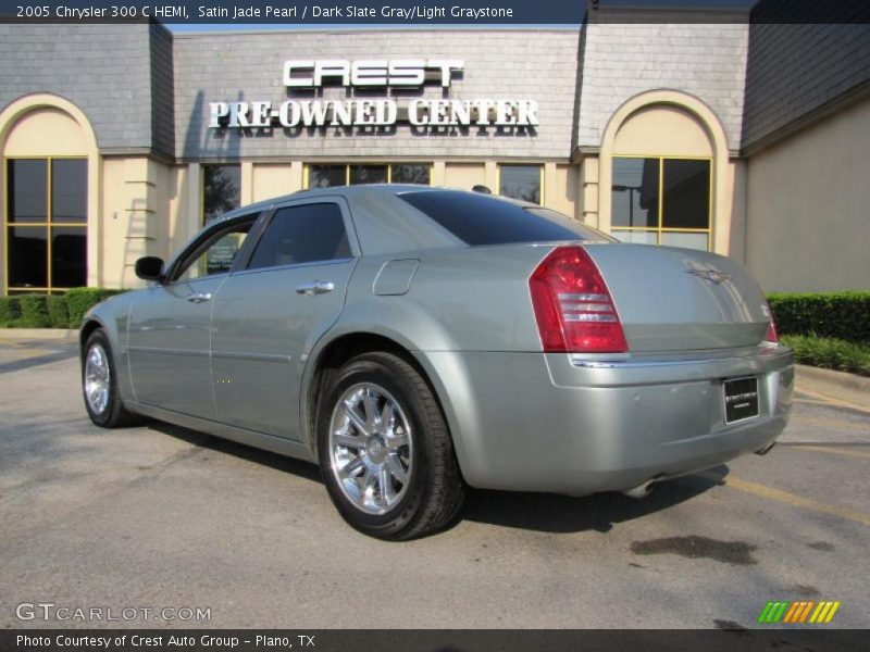 Satin Jade Pearl / Dark Slate Gray/Light Graystone 2005 Chrysler 300 C HEMI