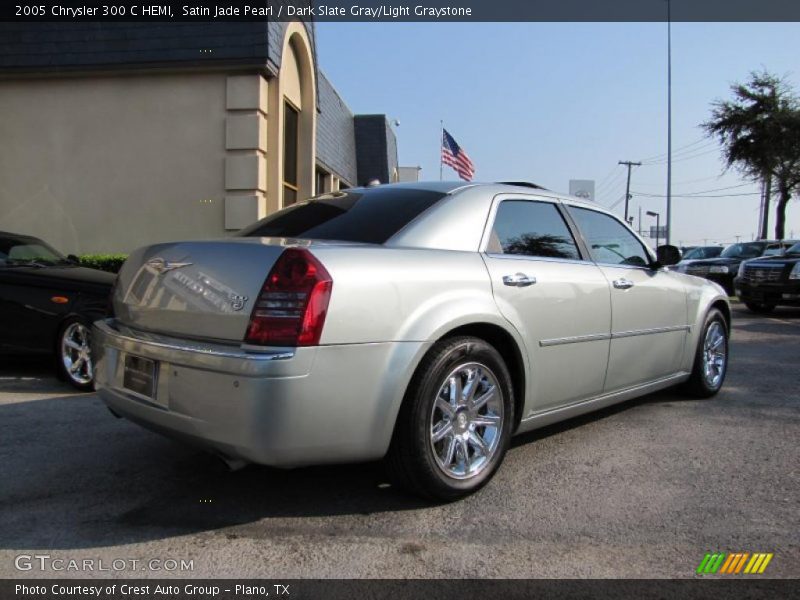 Satin Jade Pearl / Dark Slate Gray/Light Graystone 2005 Chrysler 300 C HEMI