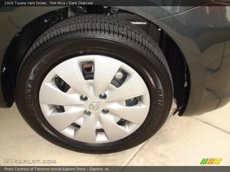 Flint Mica / Dark Charcoal 2009 Toyota Yaris Sedan