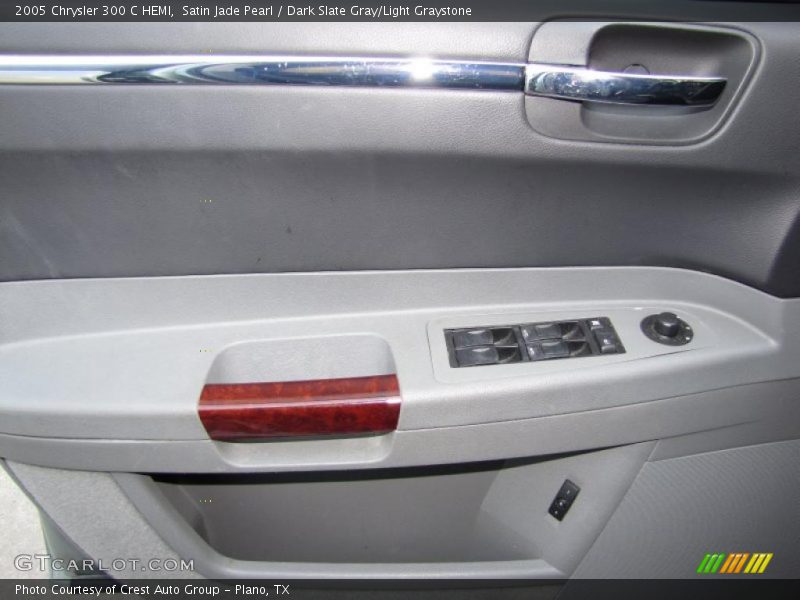 Satin Jade Pearl / Dark Slate Gray/Light Graystone 2005 Chrysler 300 C HEMI