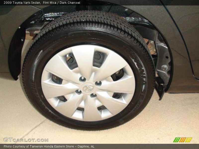 Flint Mica / Dark Charcoal 2009 Toyota Yaris Sedan