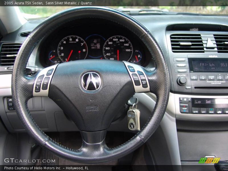 Satin Silver Metallic / Quartz 2005 Acura TSX Sedan