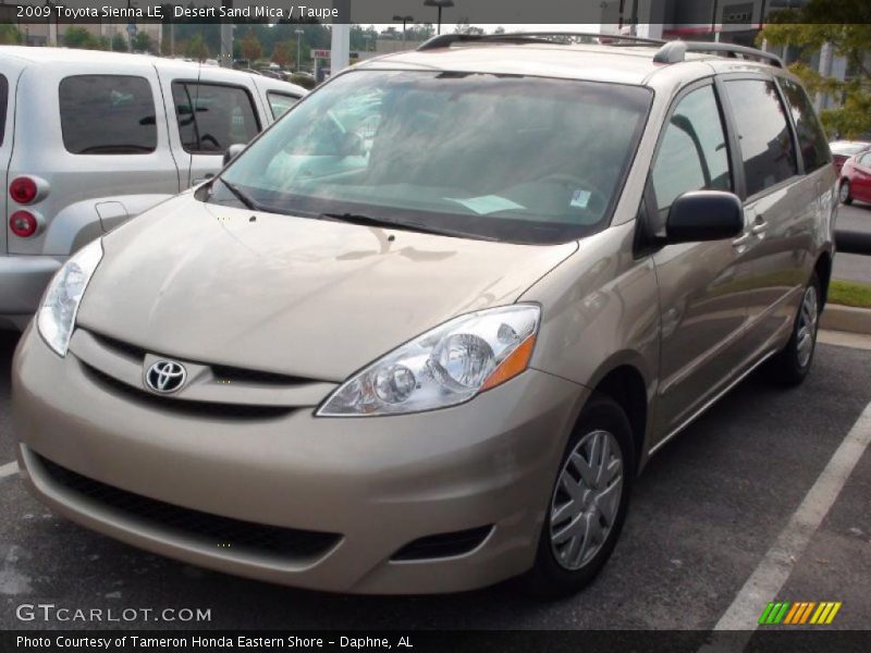 Desert Sand Mica / Taupe 2009 Toyota Sienna LE