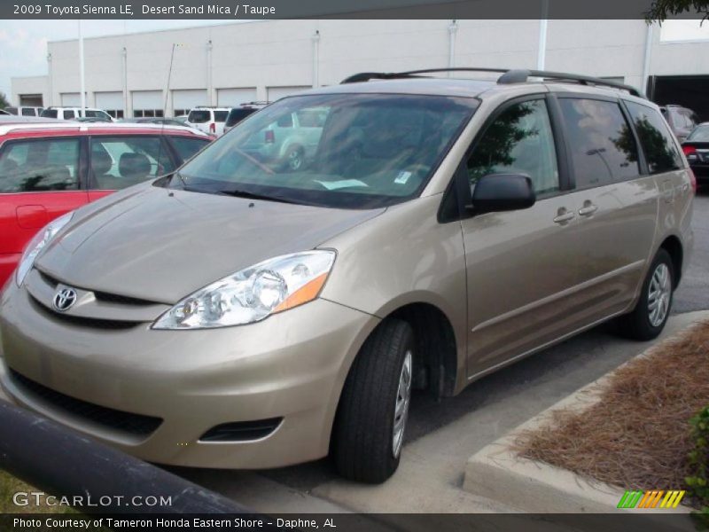 Desert Sand Mica / Taupe 2009 Toyota Sienna LE