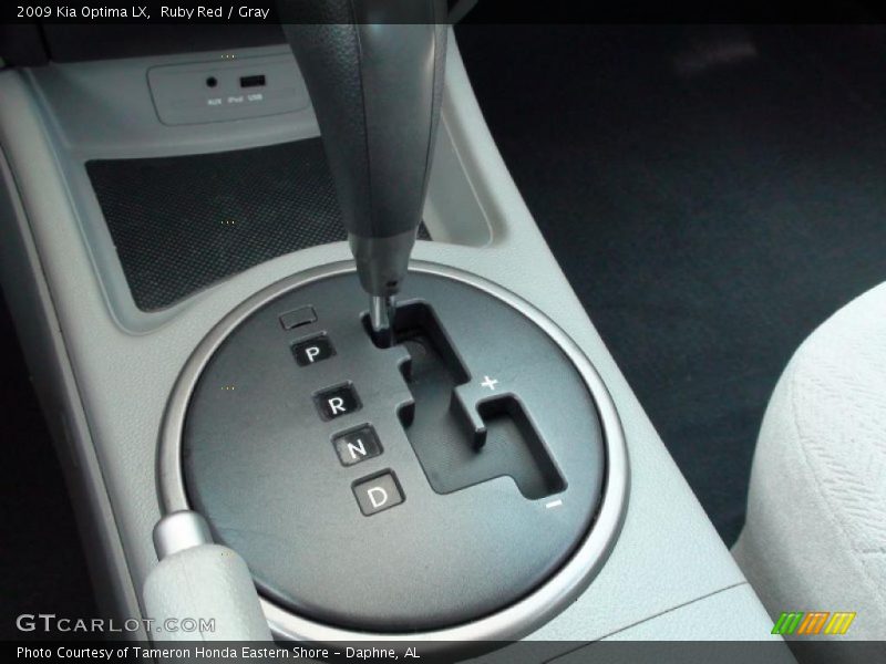 Ruby Red / Gray 2009 Kia Optima LX