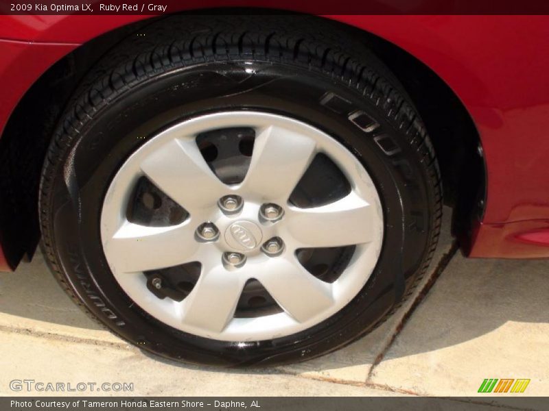 Ruby Red / Gray 2009 Kia Optima LX