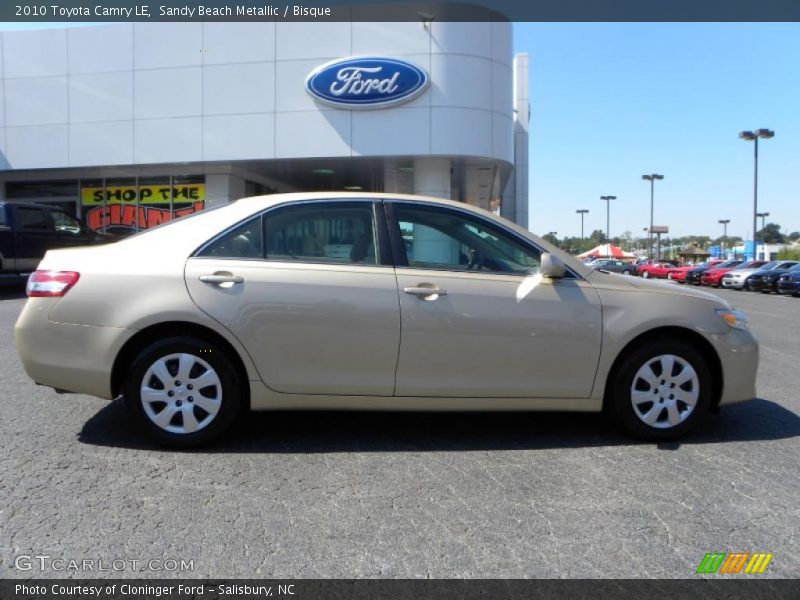 Sandy Beach Metallic / Bisque 2010 Toyota Camry LE