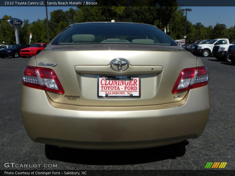 Sandy Beach Metallic / Bisque 2010 Toyota Camry LE