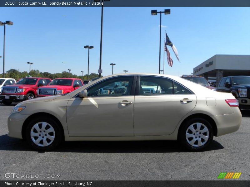 Sandy Beach Metallic / Bisque 2010 Toyota Camry LE
