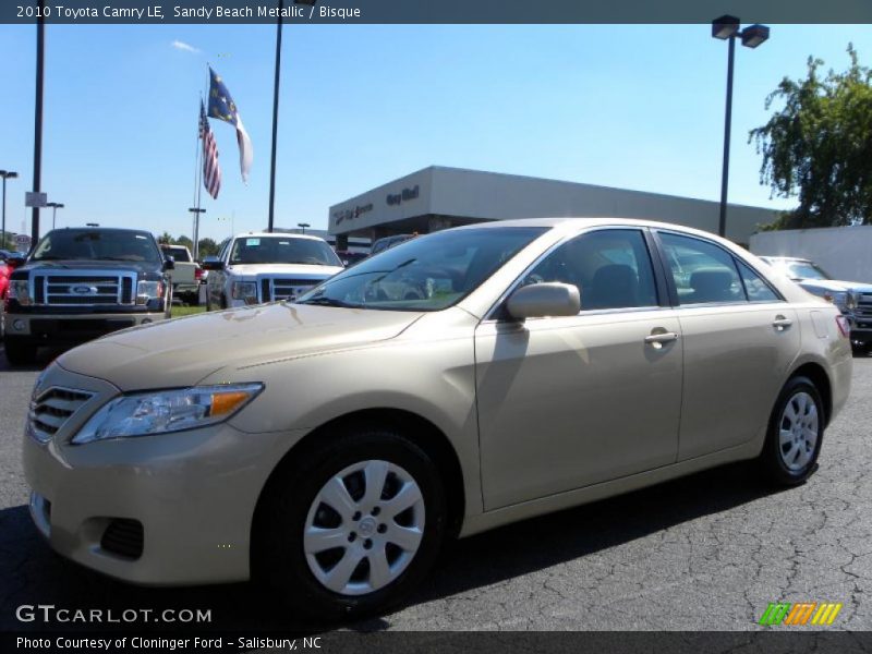 Sandy Beach Metallic / Bisque 2010 Toyota Camry LE