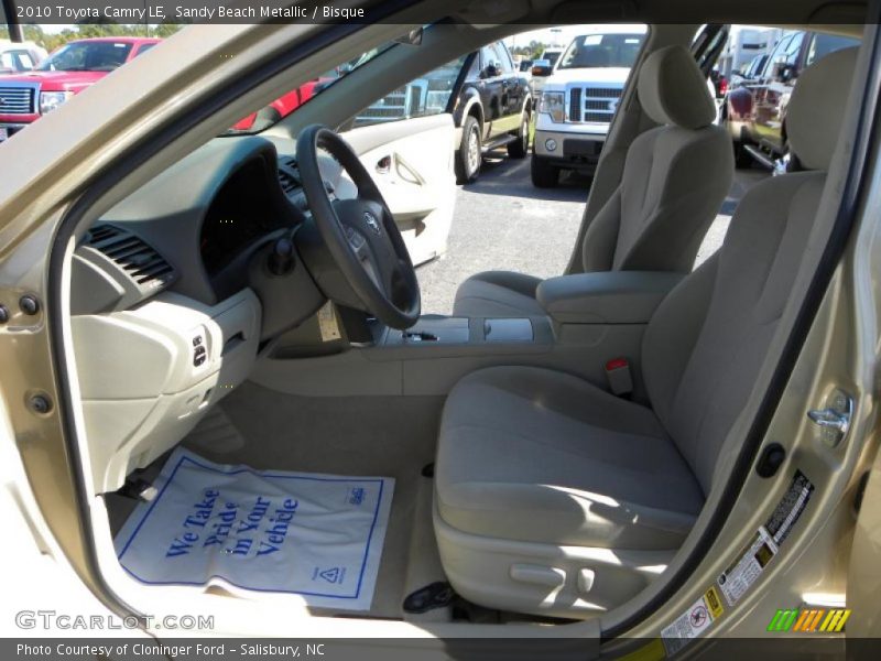 Sandy Beach Metallic / Bisque 2010 Toyota Camry LE