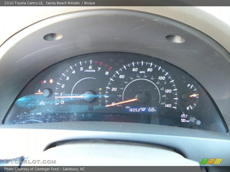 Sandy Beach Metallic / Bisque 2010 Toyota Camry LE