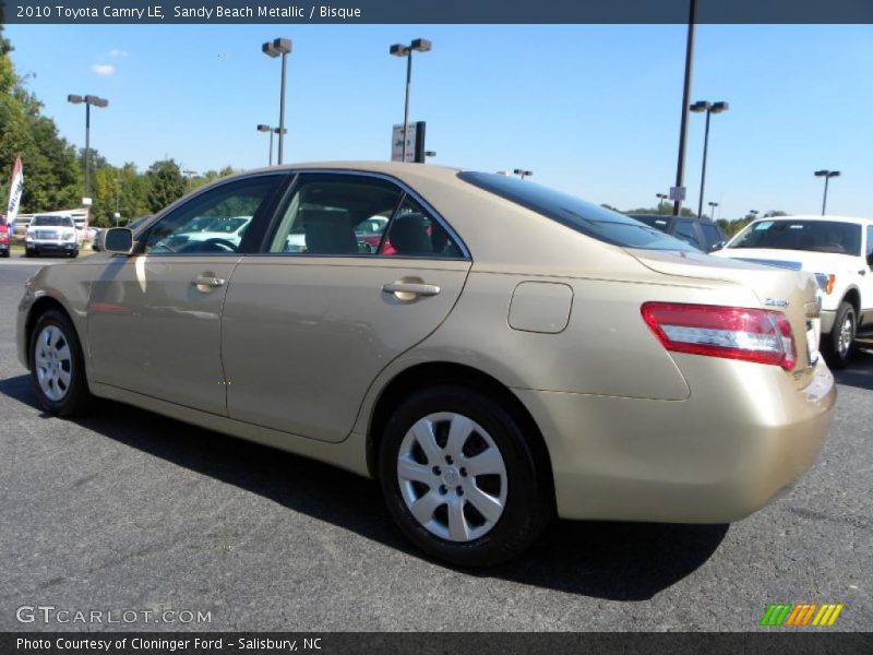 Sandy Beach Metallic / Bisque 2010 Toyota Camry LE