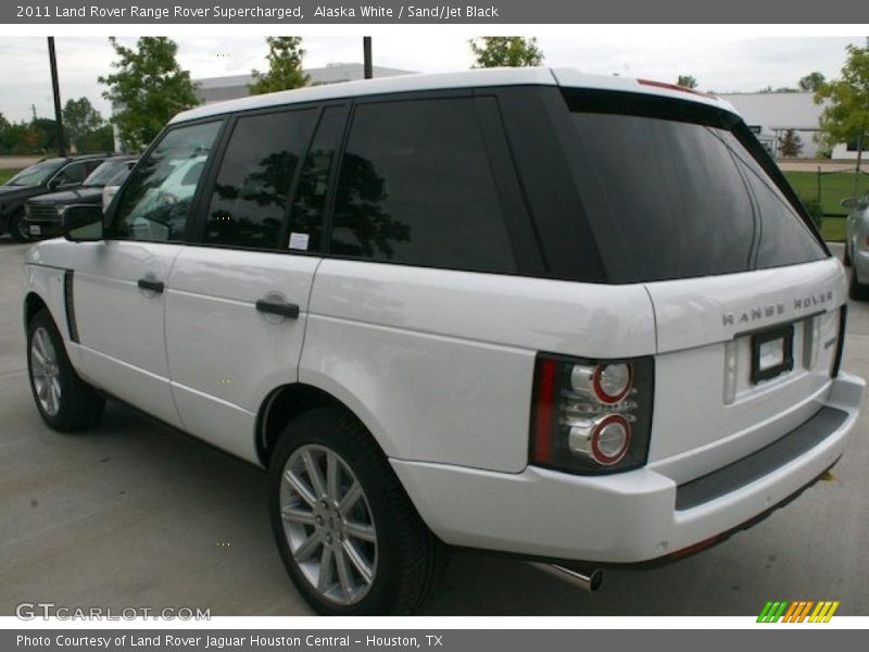 Alaska White / Sand/Jet Black 2011 Land Rover Range Rover Supercharged