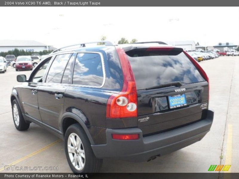 Black / Taupe/Light Taupe 2004 Volvo XC90 T6 AWD