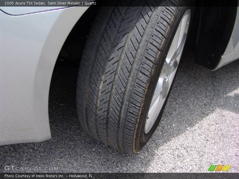 Satin Silver Metallic / Quartz 2005 Acura TSX Sedan