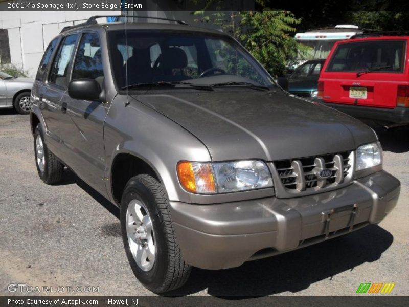 Stone Beige / Brown 2001 Kia Sportage 4x4