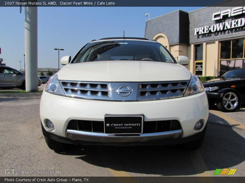 Glacier Pearl White / Cafe Latte 2007 Nissan Murano SL AWD