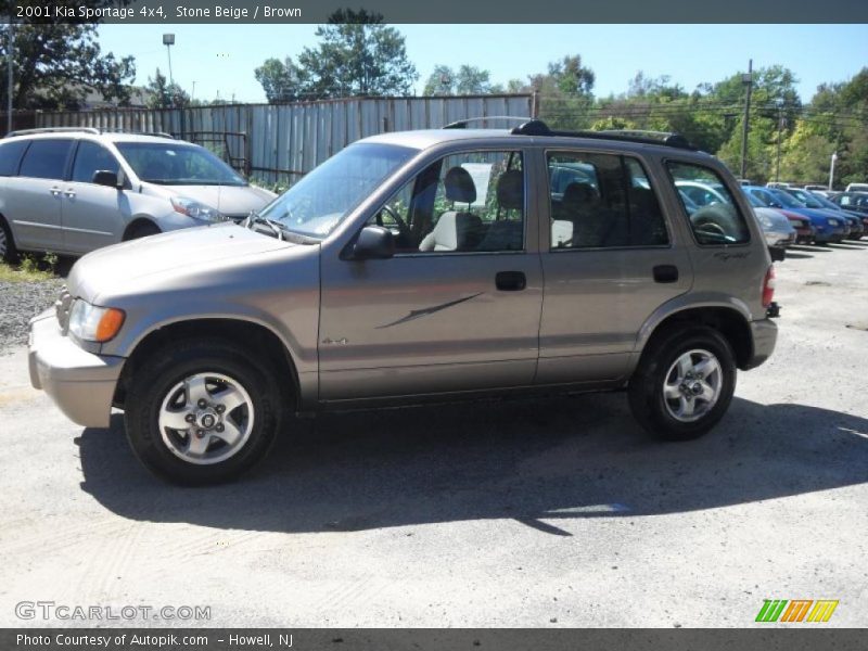 Stone Beige / Brown 2001 Kia Sportage 4x4