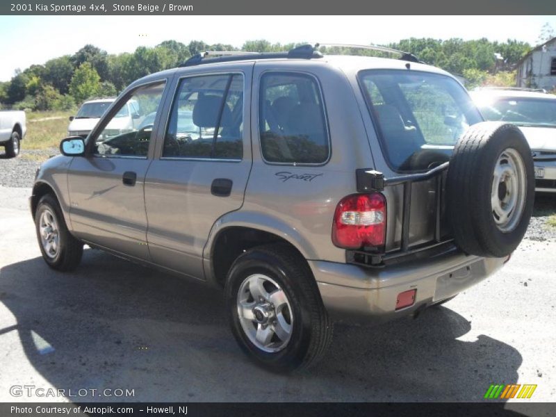 Stone Beige / Brown 2001 Kia Sportage 4x4