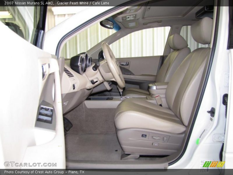 Glacier Pearl White / Cafe Latte 2007 Nissan Murano SL AWD