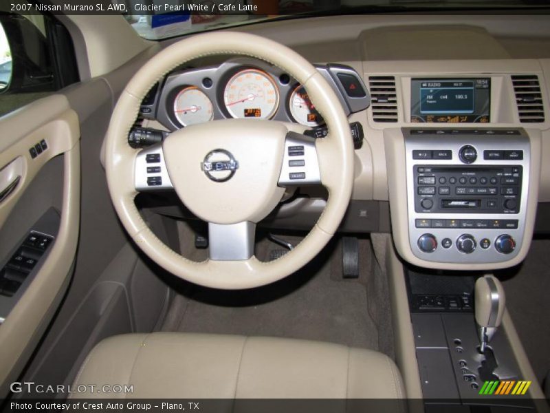 Glacier Pearl White / Cafe Latte 2007 Nissan Murano SL AWD