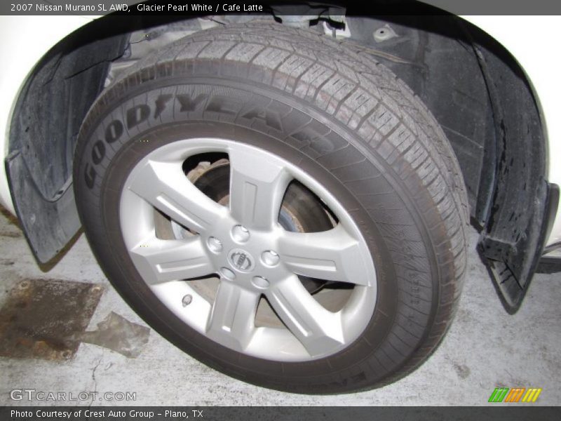 Glacier Pearl White / Cafe Latte 2007 Nissan Murano SL AWD