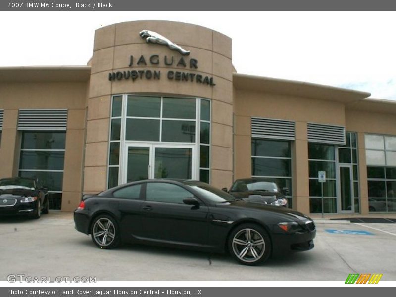 Black / Black 2007 BMW M6 Coupe