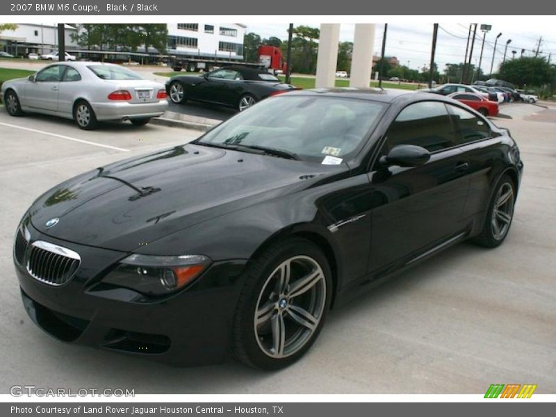 Black / Black 2007 BMW M6 Coupe