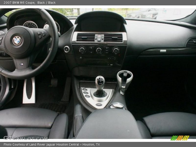 Black / Black 2007 BMW M6 Coupe