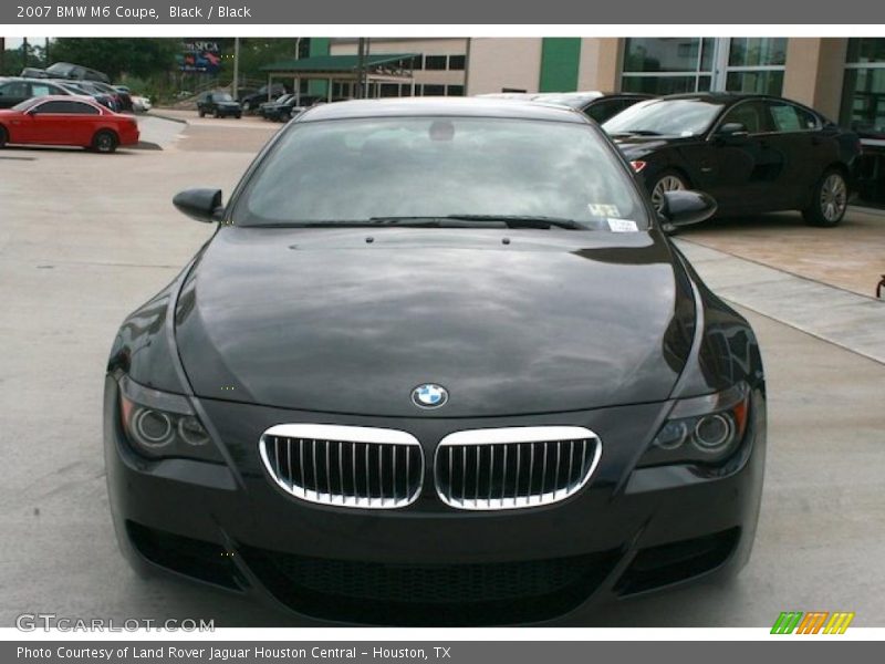 Black / Black 2007 BMW M6 Coupe