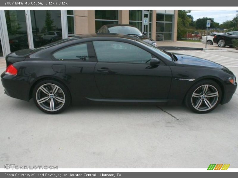 Black / Black 2007 BMW M6 Coupe