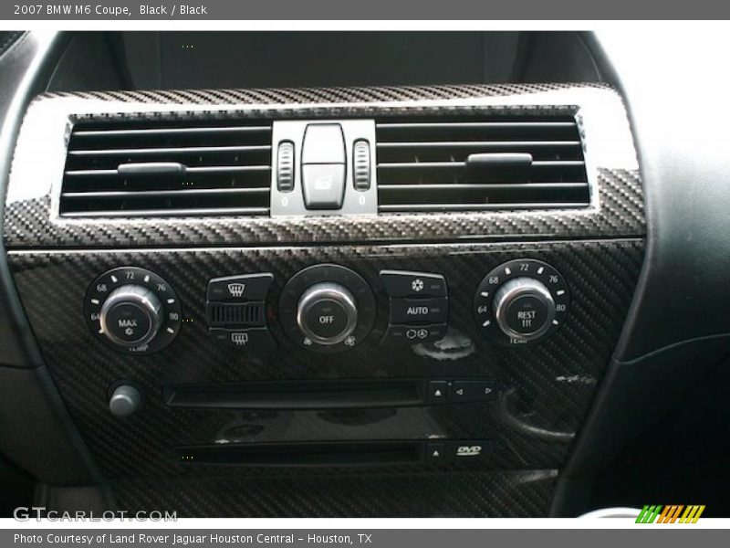 Black / Black 2007 BMW M6 Coupe