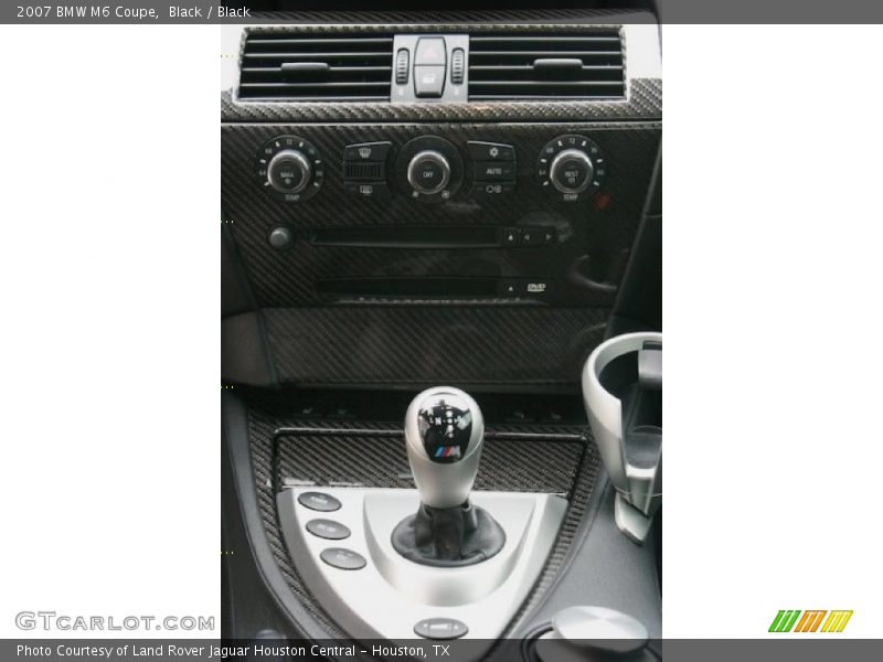 Black / Black 2007 BMW M6 Coupe