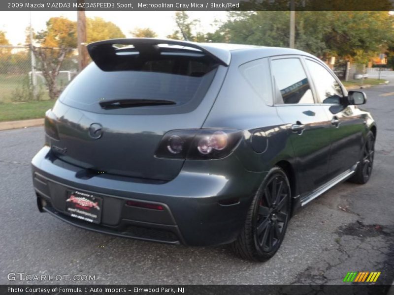 Metropolitan Gray Mica / Black/Red 2009 Mazda MAZDA3 MAZDASPEED3 Sport