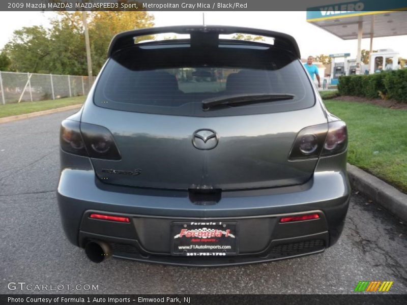 Metropolitan Gray Mica / Black/Red 2009 Mazda MAZDA3 MAZDASPEED3 Sport