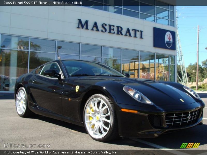 Nero (Black) / Black 2009 Ferrari 599 GTB Fiorano