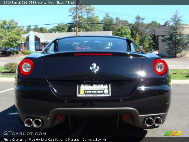 Nero (Black) / Black 2009 Ferrari 599 GTB Fiorano