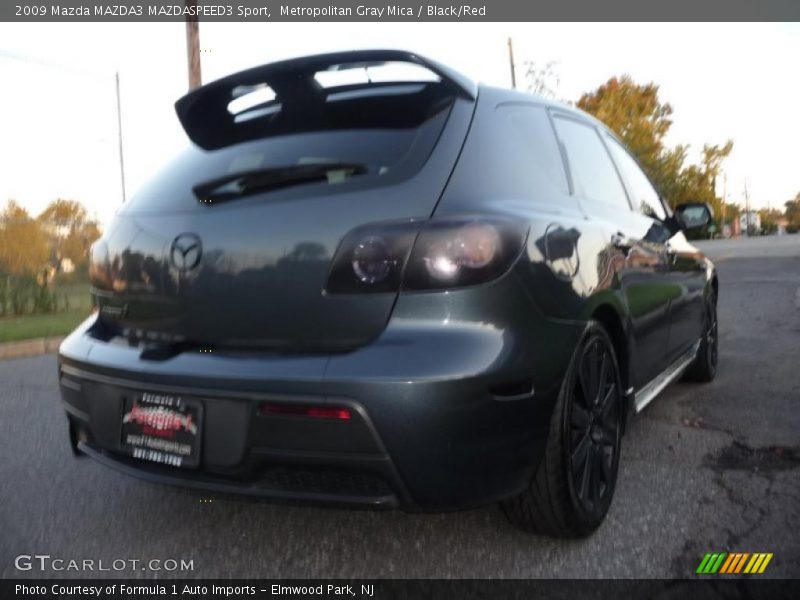 Metropolitan Gray Mica / Black/Red 2009 Mazda MAZDA3 MAZDASPEED3 Sport
