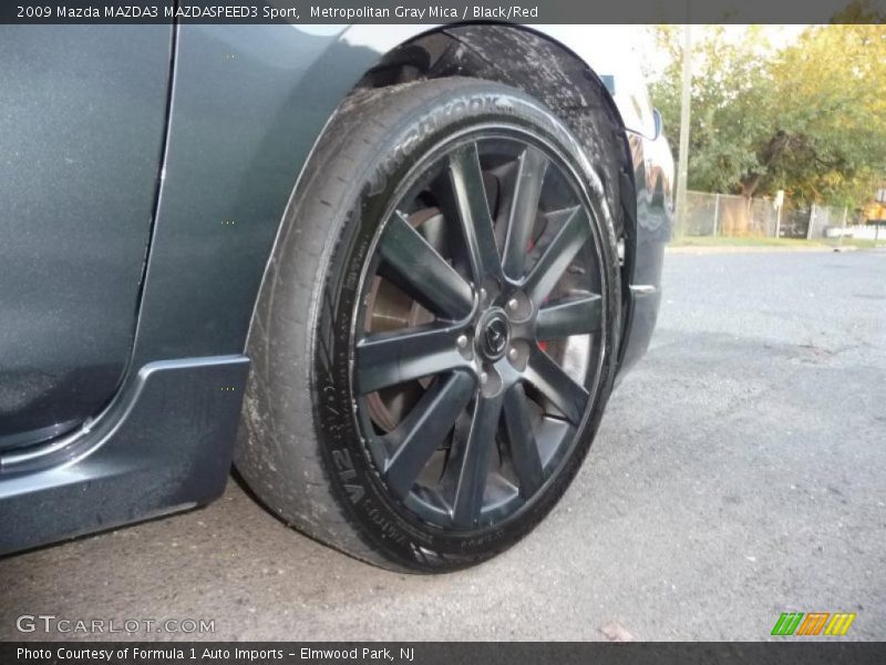 Metropolitan Gray Mica / Black/Red 2009 Mazda MAZDA3 MAZDASPEED3 Sport