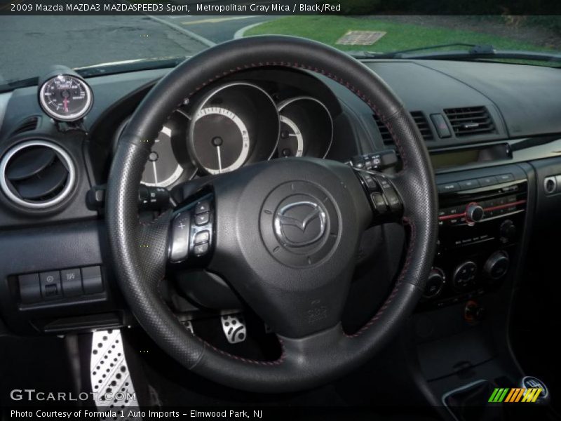 Metropolitan Gray Mica / Black/Red 2009 Mazda MAZDA3 MAZDASPEED3 Sport