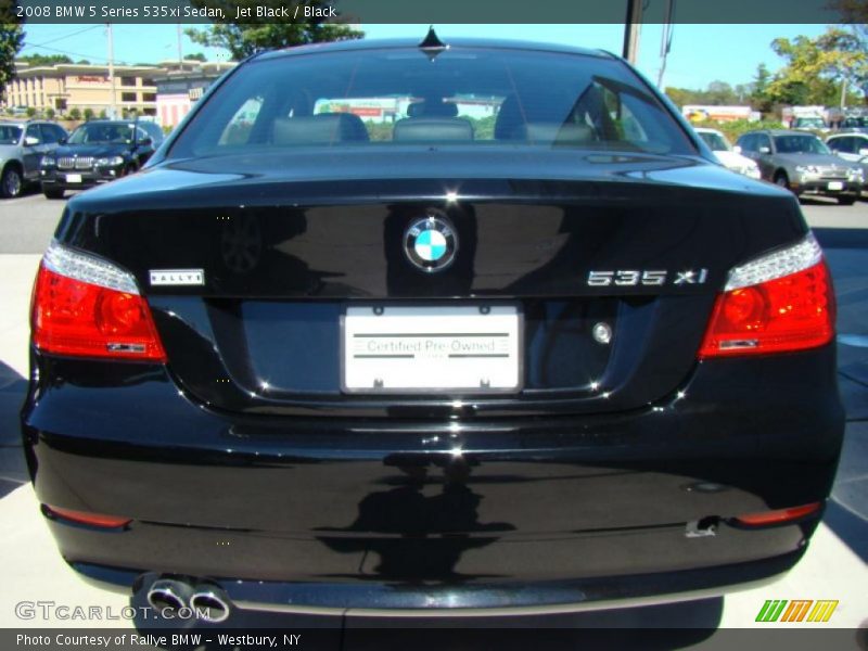 Jet Black / Black 2008 BMW 5 Series 535xi Sedan