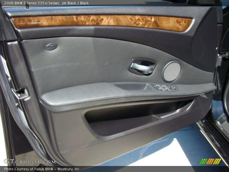 Jet Black / Black 2008 BMW 5 Series 535xi Sedan