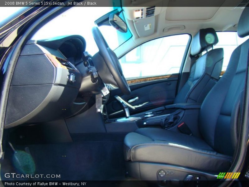 Jet Black / Black 2008 BMW 5 Series 535xi Sedan