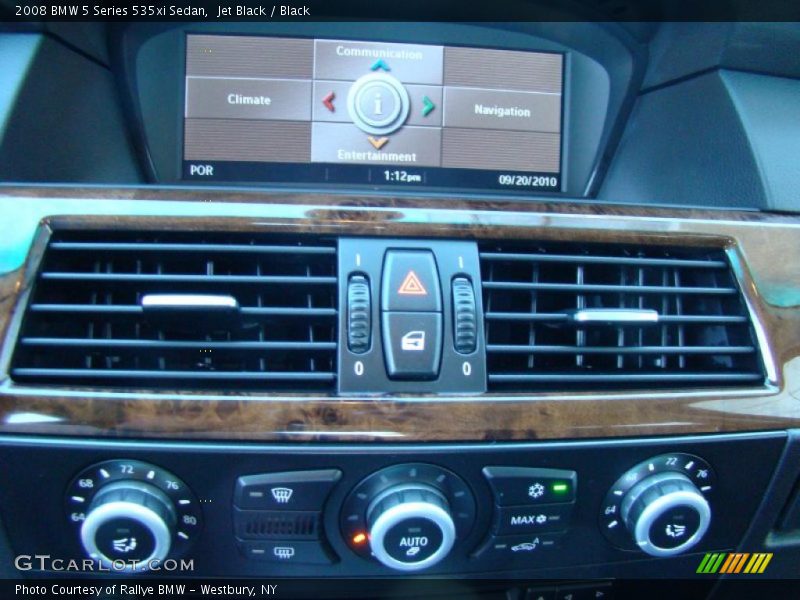 Jet Black / Black 2008 BMW 5 Series 535xi Sedan