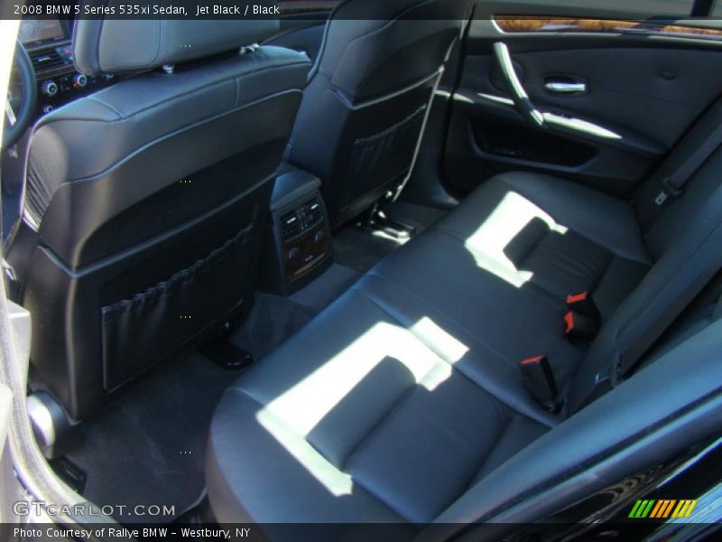 Jet Black / Black 2008 BMW 5 Series 535xi Sedan